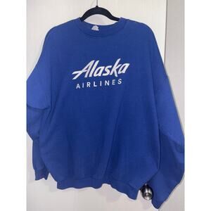 Alaska Airlines Crewneck Sweatshirt XL